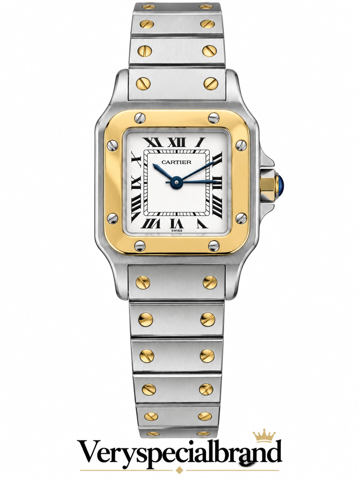 Cartier Santos 18K/Stainless Steel Watch