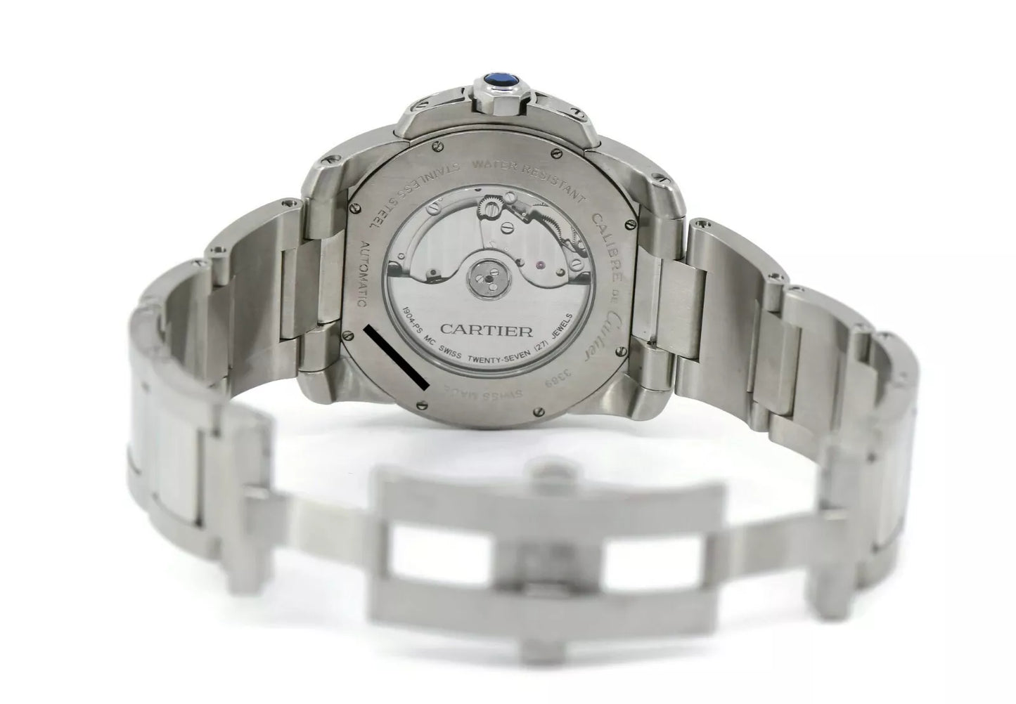 Cartier Calibre Stainless Steel Watch