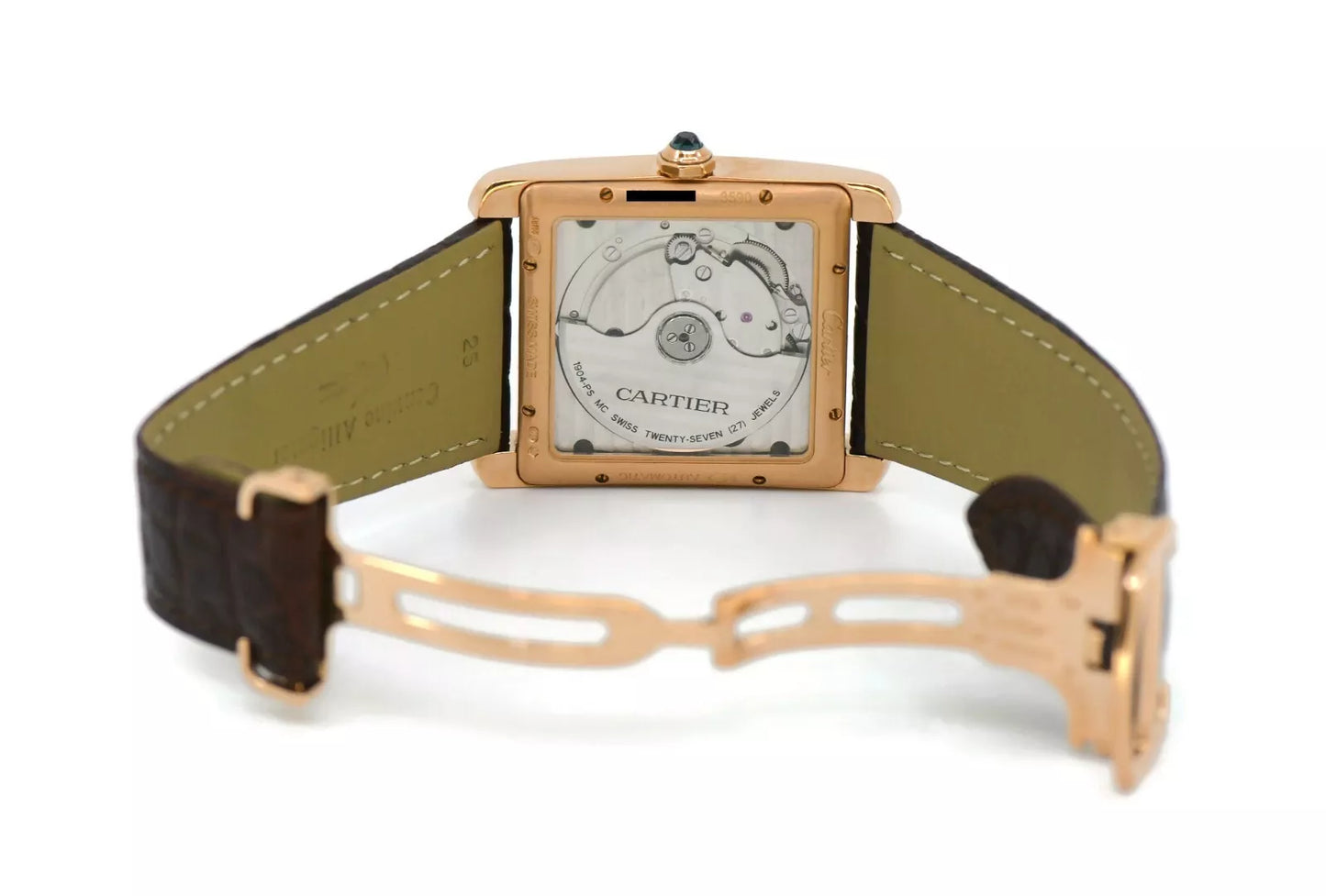 Cartier Tank MC 18K Rose Gold Watch