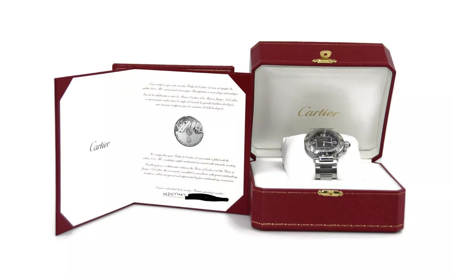 Cartier Pasha Seatimer Stainless Steel Watch