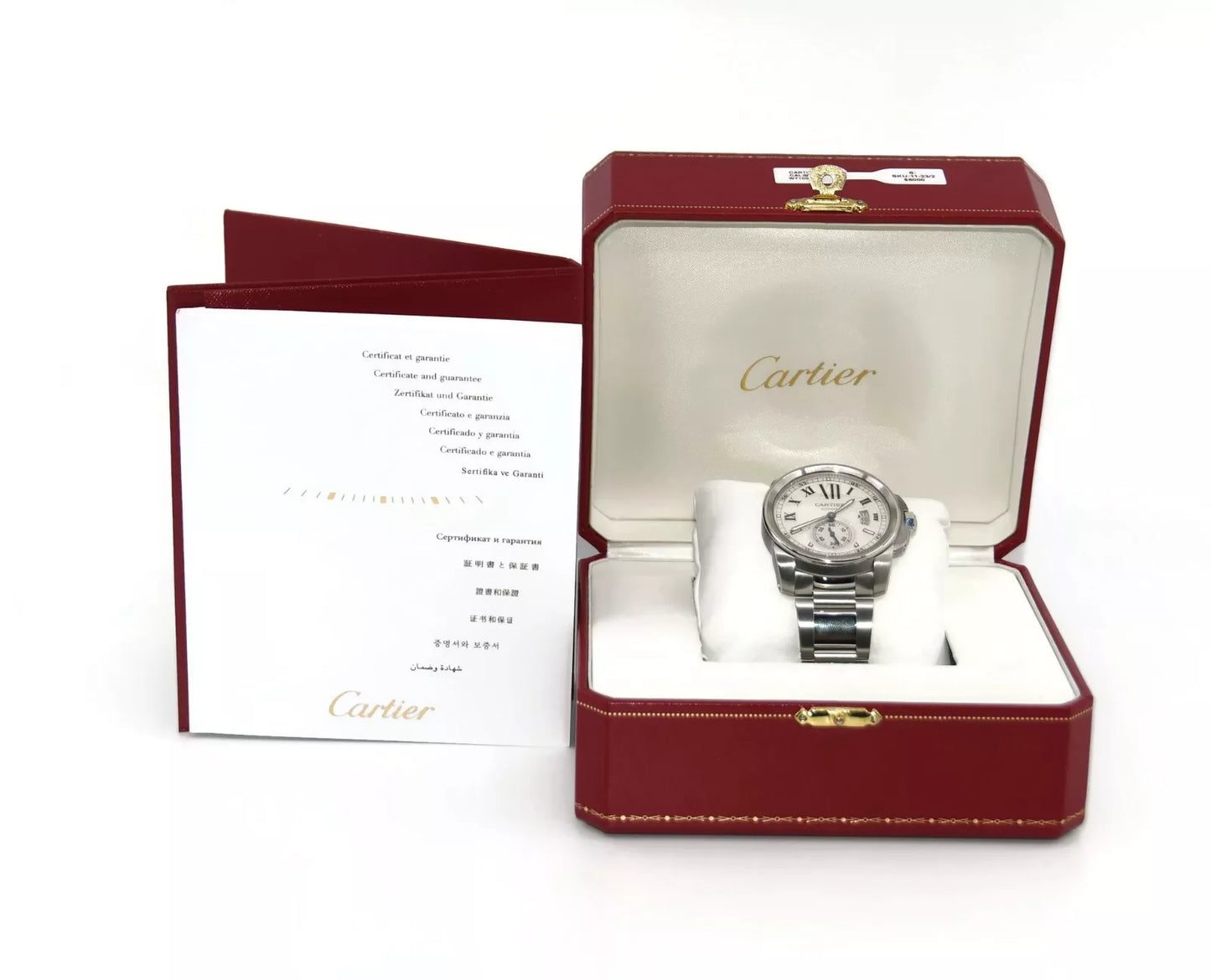 Cartier Calibre Stainless Steel Watch