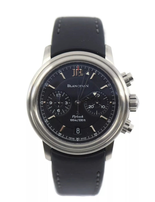 Blancpain Leman Flyback Chronograph Stainless Steel Watch 2182F