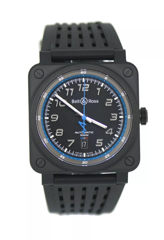 Bell & Ross Aviation Alpine Black Ceramic Watch BR0392-A522