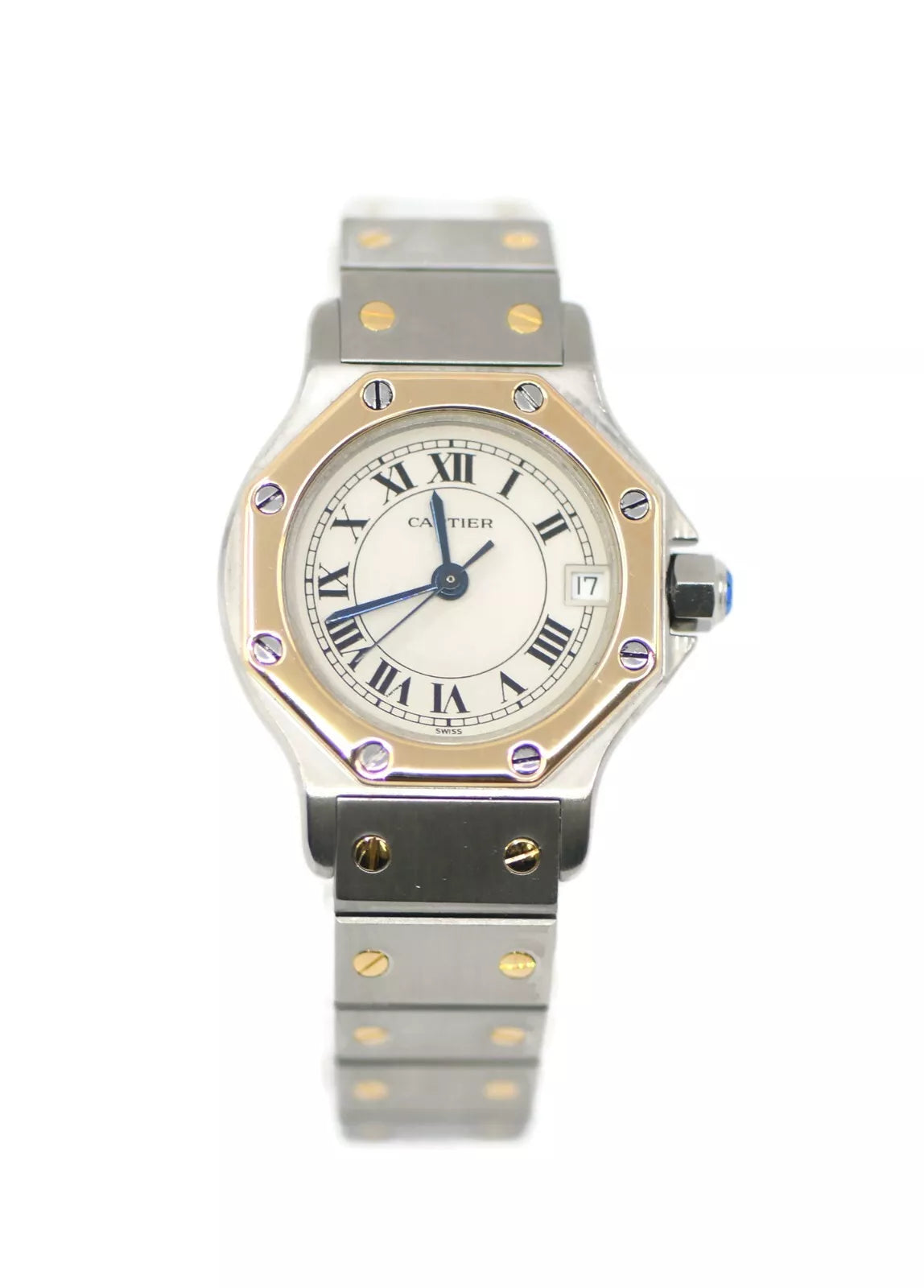 Cartier Santos 18K/Stainless Steel Watch