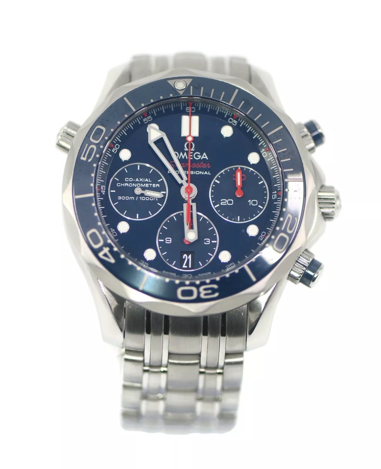 Omega Seamaster Chronograph Stainless Steel Watch