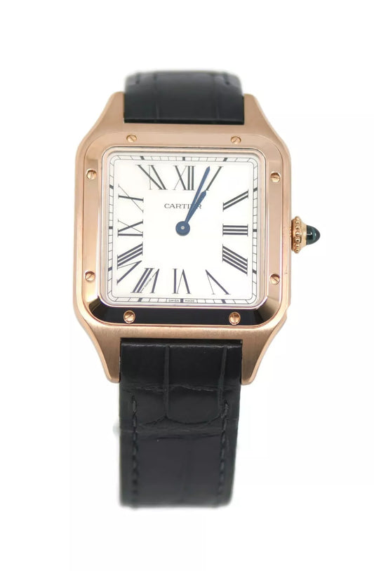 Cartier Santos Dumont Large 18K Rose Gold Watch