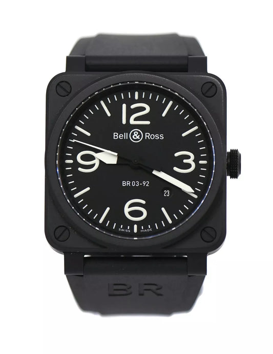 Bell & Ross Aviation Black Ceramic Watch BR0392