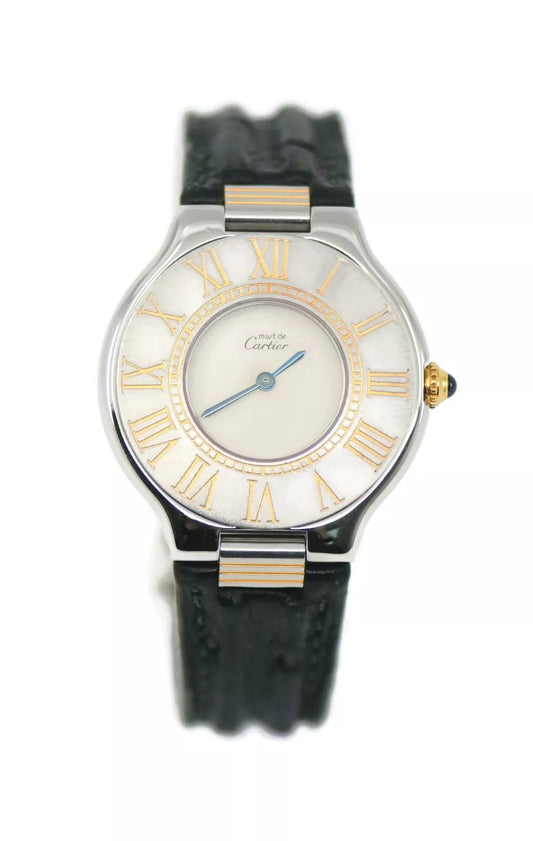 Cartier Must 21 Two Tone Stainless Steel Watch