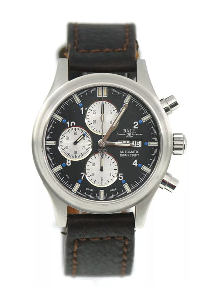 Ball Fireman Chronograph Stainless Steel Watch CM1090C