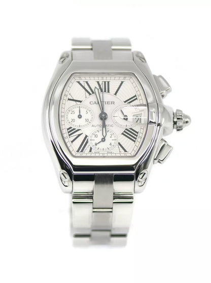 Cartier Roadster XL Chronograph Stainless Steel Watch