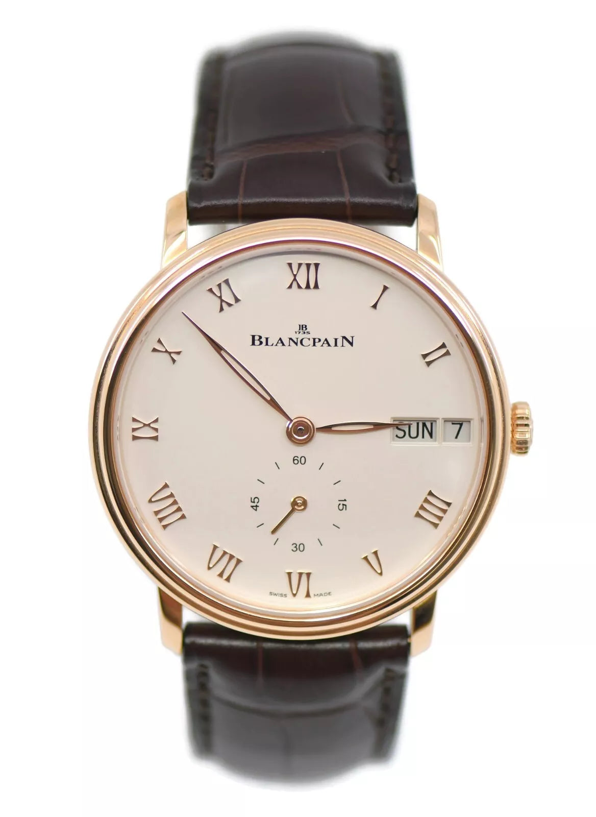 Blancpain Villeret 18K Rose Gold Watch 6652