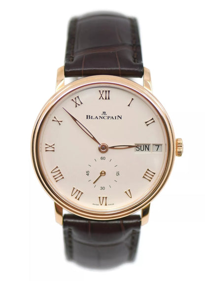 Blancpain Villeret 18K Rose Gold Watch 6652