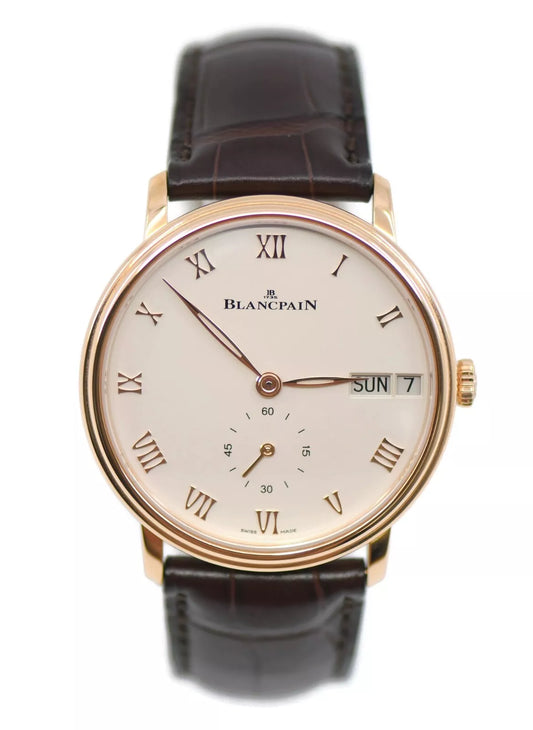 Blancpain Villeret 18K Rose Gold Watch 6652
