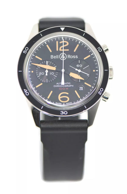 Bell & Ross Heritage Chronograph Stainless Steel Watch BR126