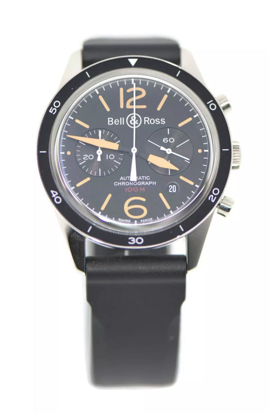 Bell & Ross Heritage Chronograph Stainless Steel Watch BR126