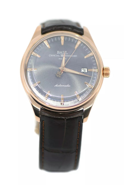 Ball Trainmaster 18K Rose Gold Watch NM2888D