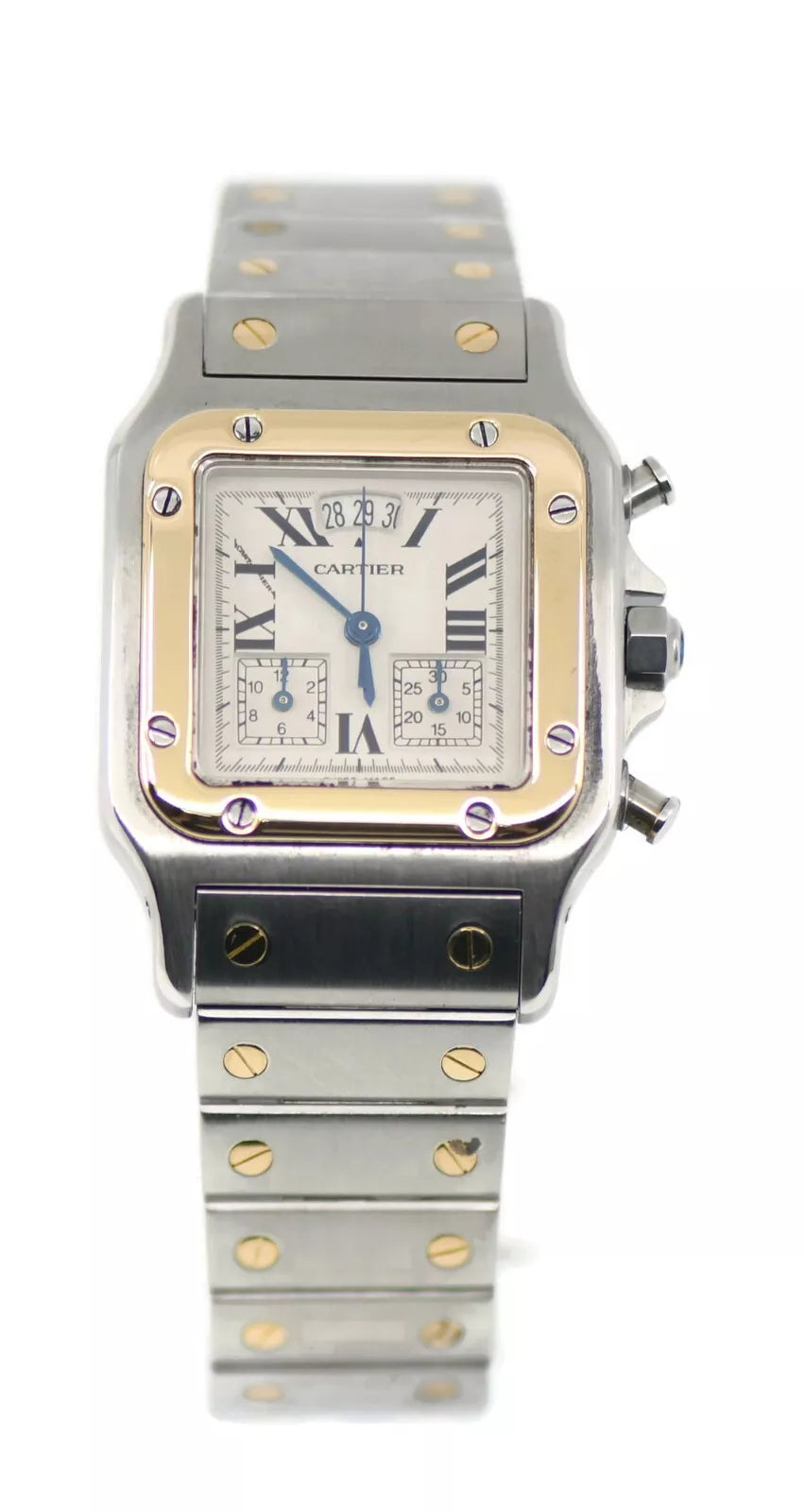 Cartier Santos Chronograph 18K/Stainless Steel Watch