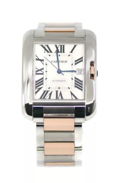 Cartier Tank Anglaise XL 18K/Stainless Steel Watch