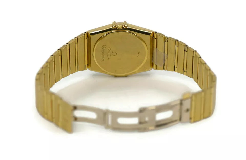 Omega Constellation Diamond 18K Yellow Gold Watch