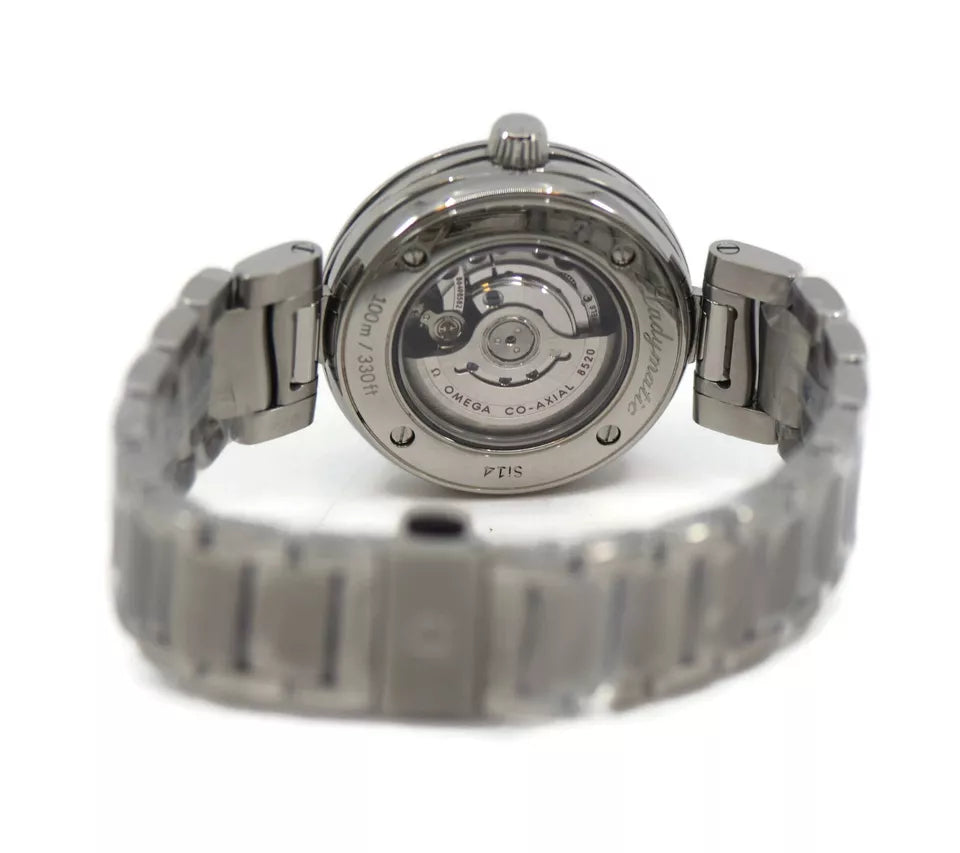 Omega De Ville Lady Matic Diamond Stainless Steel Watch