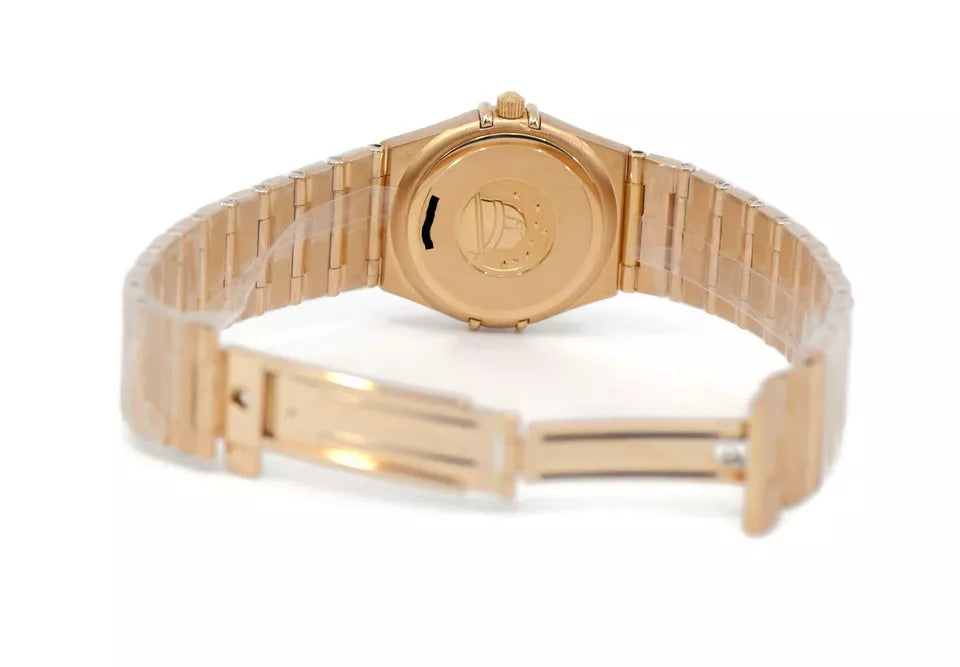 Omega Constellation Diamond 18K Rose Gold Watch