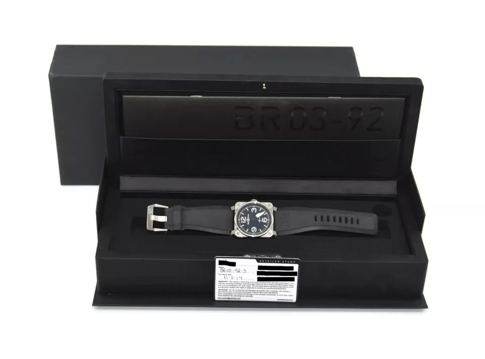 Bell & Ross Aviation Stainless Steel Watch BR-0392S