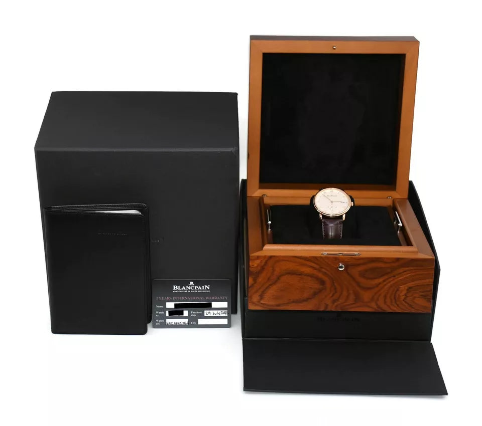 Blancpain Villeret 18K Rose Gold Watch 6652