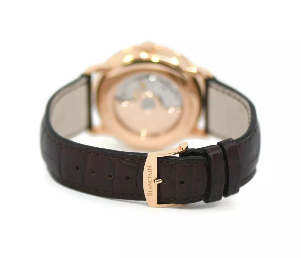 Blancpain Villeret 18K Rose Gold Watch 6652
