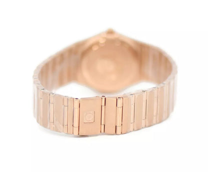 Omega Constellation Diamond 18K Rose Gold Watch